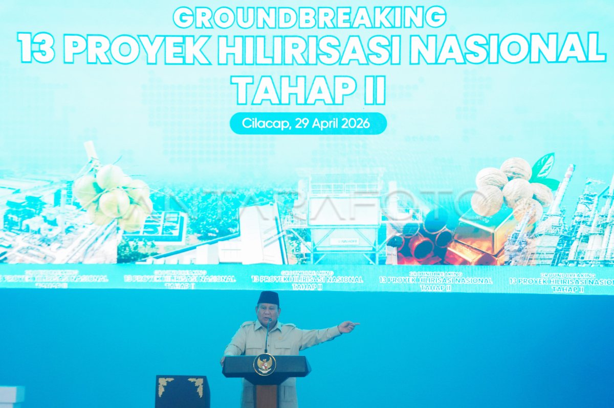 Baru, 13 Proyek Hilirisasi Sasar Energi, Minerba, dan Perkebunan Strategis Nasional